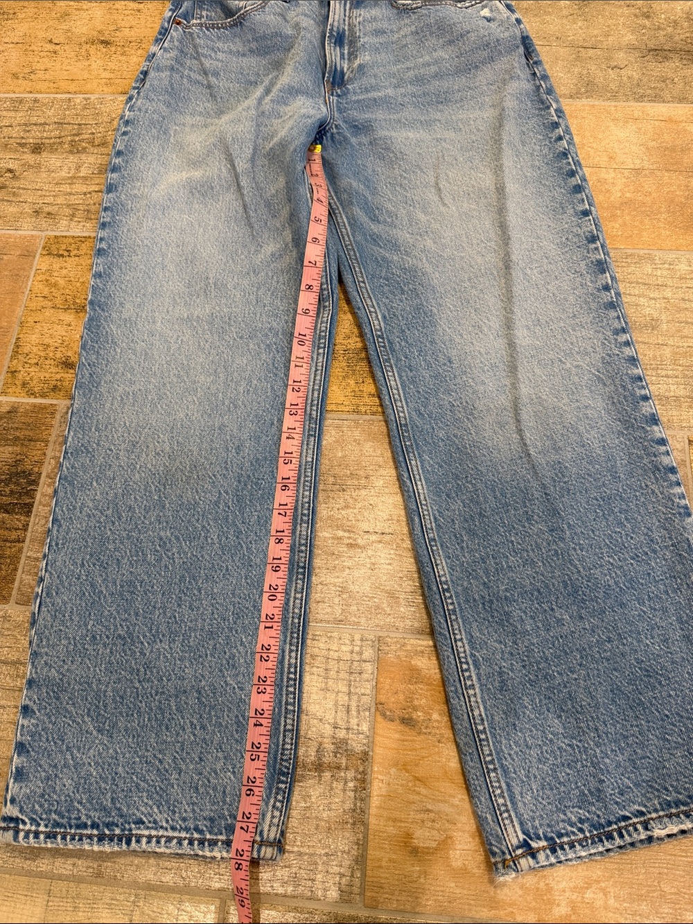 Abercrombie & Fitch The Loose High Rise Curve Love Jeans Size 27 4R - Picture 6 of 8